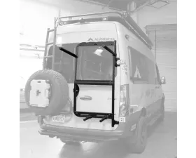 Aluminess Horizontal Rear Door Bike Rack for Mercedes-Benz Sprinter 2019+
