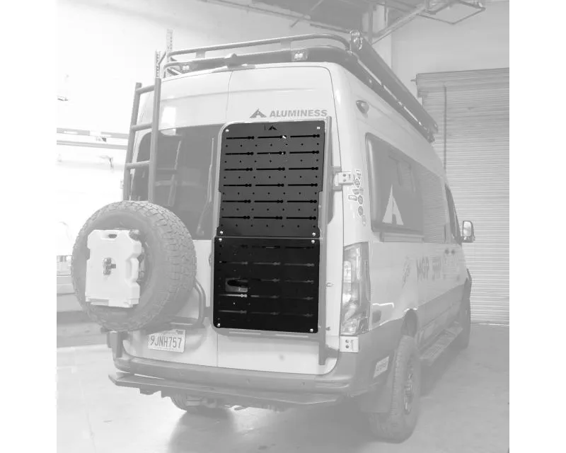 Aluminess Full Upper and Lower BackPAC Rear Door Plate Set Mercedes-Benz Sprinter 2019+ - 210768