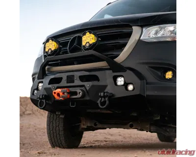 Aluminess Recon Front Winch Bumper with Bull for Mercedes-Benz Sprinter 2019-2024 - 210769