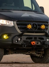 Aluminess Recon Front Winch Bumper with Bull for Mercedes-Benz Sprinter 2019-2024                                     - 210769 - Image 9