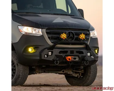 Aluminess Recon Front Winch Bumper with Bull for Mercedes-Benz Sprinter 2019-2024 - 210769