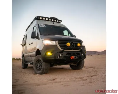 Aluminess Recon Front Winch Bumper with Bull for Mercedes-Benz Sprinter 2019-2024 - 210769