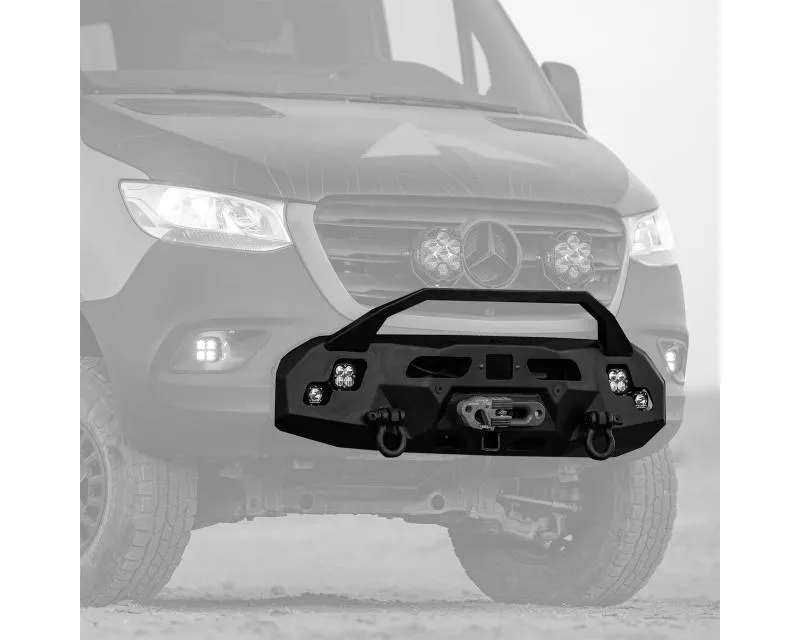 Aluminess Recon Front Winch Bumper with Bull Mercedes-Benz Sprinter 2019-2024 - 210769