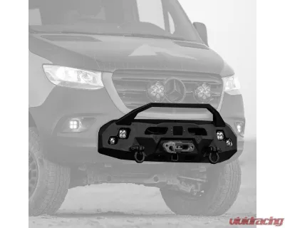 Aluminess Recon Front Winch Bumper with Bull for Mercedes-Benz Sprinter 2019-2024 - 210769