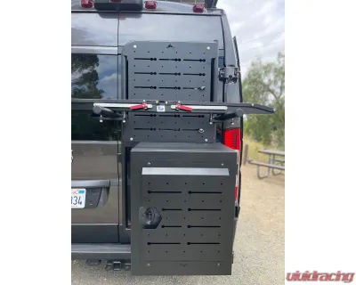 Aluminess Box and Bike Rack Carrier Base Unit for Ram Promaster 2014+, Aluminum - 210771.1