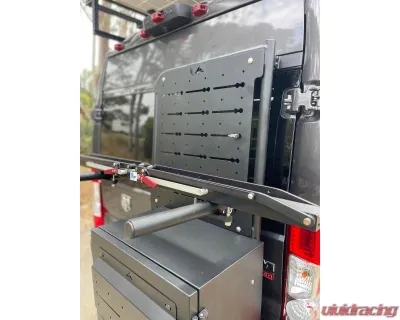 Aluminess Box and Bike Rack Carrier Base Unit for Ram Promaster 2014+, Aluminum - 210771.1