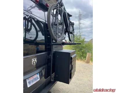 Aluminess Box and Bike Rack Carrier Base Unit for Ram Promaster 2014+, Aluminum - 210771.1