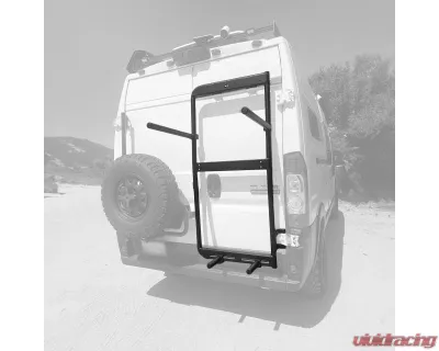Aluminess Box and Bike Rack Carrier Base Unit for Ram Promaster 2014+, Aluminum - 210771.1