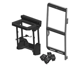 Aluminess Base Unit PowerLift Bike Rack with 180 Degree Hinge Kit for 2019+ Mercedes-Benz Sprinter