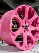 Heritage KOKORO MonoC Wheel 18x9.5 5x115 22mm Pink/Pink                                     - KOKOROM5115189522PNK - Image 2