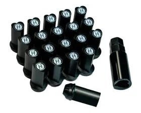 Kokoro M12X1.25 Midnight Black Lugnuts