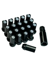 Kokoro M12X1.25 Midnight Black Lugnuts                                     - LN-K-1225-BLK - Image 2