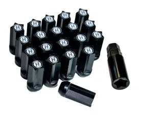 Hoshi M12X1.25 Midnight Black Lugnuts