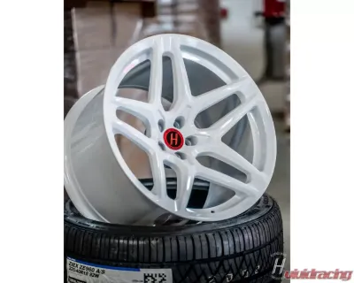 Heritage Ebisu MonoC Wheel 18x9.5 5x112 22mm Arctic White - EBISUM5112189522ARWH