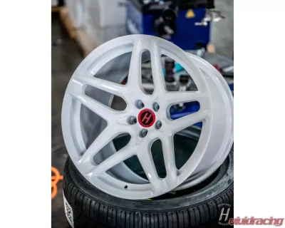 Heritage Ebisu MonoC Wheel 18x9.5 5x112 22mm Arctic White - EBISUM5112189522ARWH