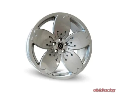 Heritage Sakura MonoC Wheel 18x8.5 5x108 35mm Silver - SAKURAM5108188535SIL