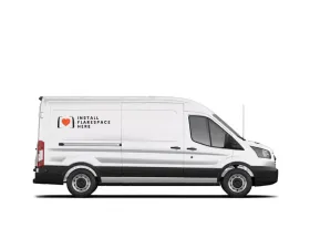 Flarespace Driver Side Flare Regular Cut Out CRL Awning Window Ford Transit Van 148 EL 2015-2022