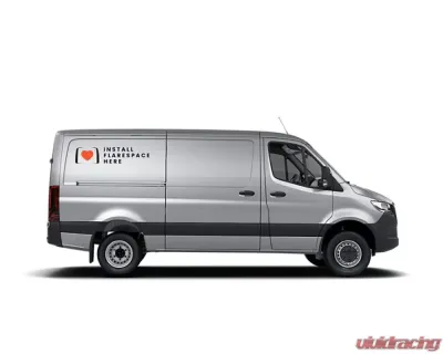 Flarespace Driver Side Flare Regular Depth Cut Out CRL Half Slider | Flarespace 1033 Slider | Awning Window Mercedes-Benz Sprinter 144 2007-2022 - SPW144-DS