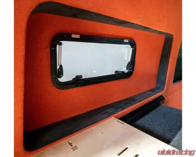 Flarespace Driver Side Flare Regular Depth Cut Out CRL Half Slider | Flarespace 1033 Slider | Awning Window Mercedes-Benz Sprinter 144 2007-2022 - SPW144-DS