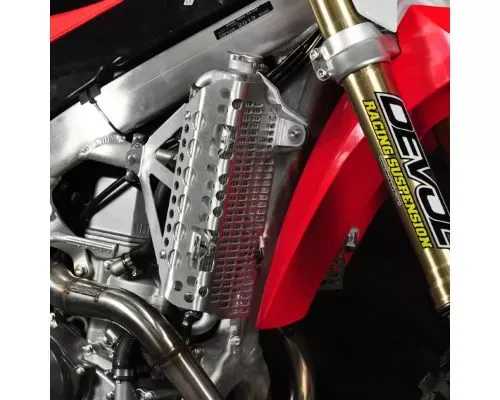 Devol Racing Aluminum Radiator Guard Honda CRF250R | CRF450R 2015-2017 - 0101-1210