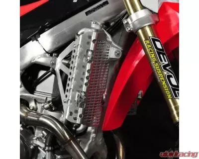 Devol Racing Aluminum Radiator Guard Honda CRF250R | CRF450R 2015-2017 - 0101-1210