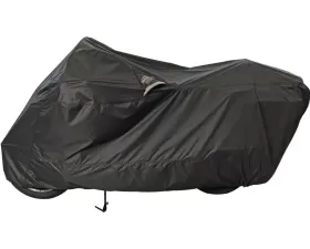 Dowco Powersports XXL Black Weatherall Plus Ratchet Motorcycle Cover