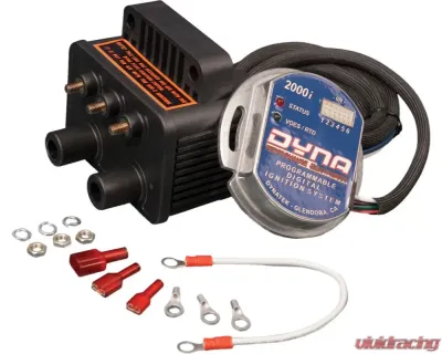 Dynatek Dyna 2000I Performance Ignition and Coils Kit Single Plug | Fire DC6-5 Harley-Davidson Carbureted 1970-2000 - D2KI-5P