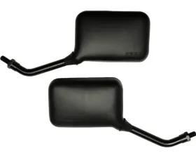 EMGO Deluxe Gp Mirrors/Pr- Short For All 10mm Mounts & Yamaha