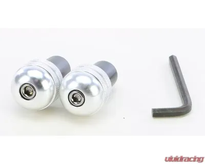 EMGO Aluminum Bar Ends Silver - 23-96462