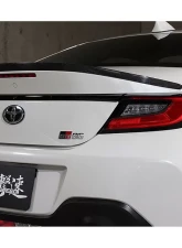 ChargeSpeed Twill Weave Carbon Rear Lip Spoiler Toyota GR86 | Subaru BR-Z ZD8 2022-2026                                     - CS992RWCT - Image 3