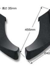 Charge Speed ABS Universal Front Bumper Side Canard Pair                                     - BCACC-CSAC1000 - Image 5