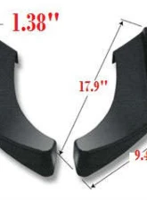 Charge Speed ABS Universal Front Bumper Side Canard Pair                                     - BCACC-CSAC1000 - Image 6
