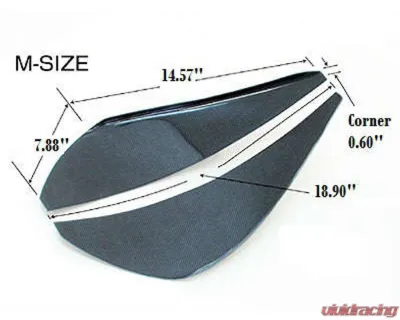 ChargeSpeed Universal Type M Carbon Canards (Pair) - BCACC-CSAC1001C