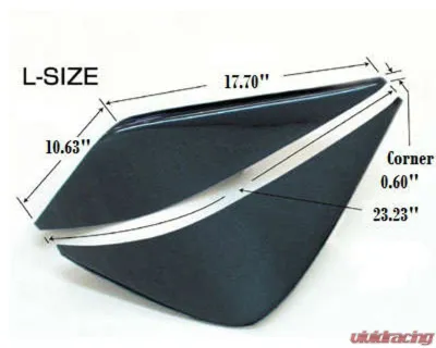 ChargeSpeed Universal Type L Carbon Canards (Pair) - BCACC-CSAC1002C