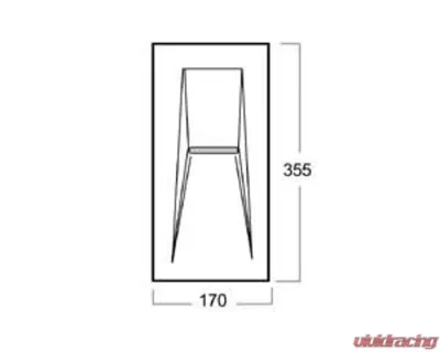 Charge Speed FRP Universal Type-B Air Duct - BCACC-CSAD0011