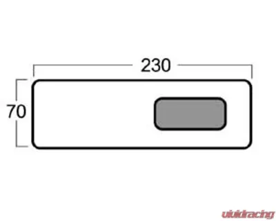 Charge Speed FRP Universal Type-A Air Duct Bumper - BCACC-CSAD0013