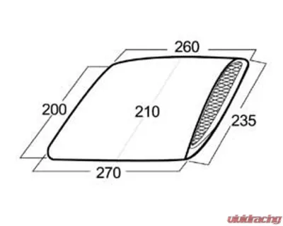 Charge Speed Carbon Universal Air Duct Side Pair - BCACC-CSAD0015C