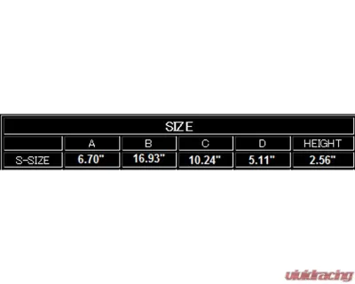 Charge Speed Carbon Universal Cup Spoiler Small Size Pair - BCACC-CSAS1100C