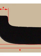 Charge Speed ABS Universal Cup Spoiler Small Size Pair                                     - BCACC-CSAS1100 - Image 3
