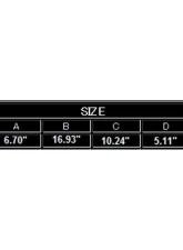 Charge Speed ABS Universal Cup Spoiler Small Size Pair                                     - BCACC-CSAS1100 - Image 5