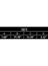 Charge Speed ABS Universal Cup Spoiler Medium Size Pair                                     - BCACC-CSAS1200 - Image 5