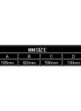 Charge Speed ABS Universal Cup Spoiler Large Size Pair                                     - BCACC-CSAS1300 - Image 4