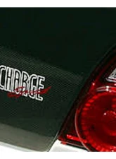 Charge Speed 4" White/Red Logo Sticker                                     - BCACC-CSAS34003W - Image 2