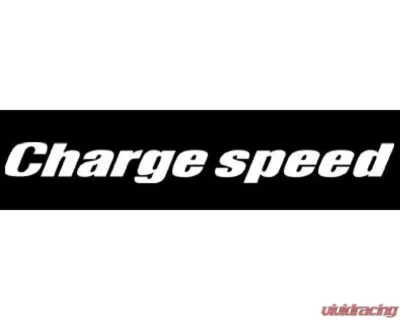 Charge Speed 38" White Window Windshield Banner Sticker - BCACC-CSAS34005WD