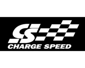 Charge Speed 160mm x 64mm White CS-2 Logo Decal Sticker