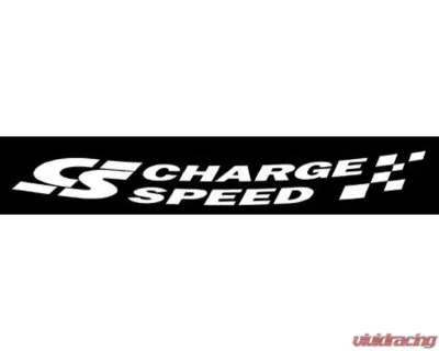 Charge Speed 813mm x 107mm White "CS Window" Windshield Graphics Decal Sticker - BCACC-CSAS34012
