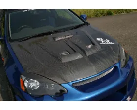 Charge Speed Carbon Vented Hood Acura RSX DC5 2002-2006