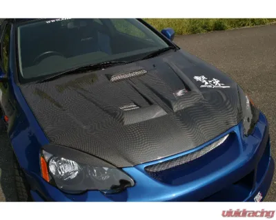 Charge Speed Carbon Vented Hood Acura RSX DC5 2002-2006 - BCAX02-CS207HCV