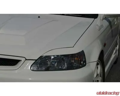ChargeSpeed FRP Front Headlight Eye Line (Pair) Honda Civic EK 1999-2000 - BCHC99-CS218EB