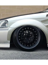 Charge Speed FRP D-1 Style 30mm Wide Body Front Fenders 4PCS Honda Civic 1999-2000                                     - BCHC99-CS218FF - Image 2